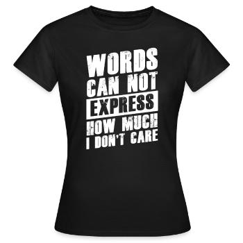 Introverti Misanthrope Anti Socialement Distant - T-shirt Femme - noir - Devant - AI Model Female 172 dark (172cm)
