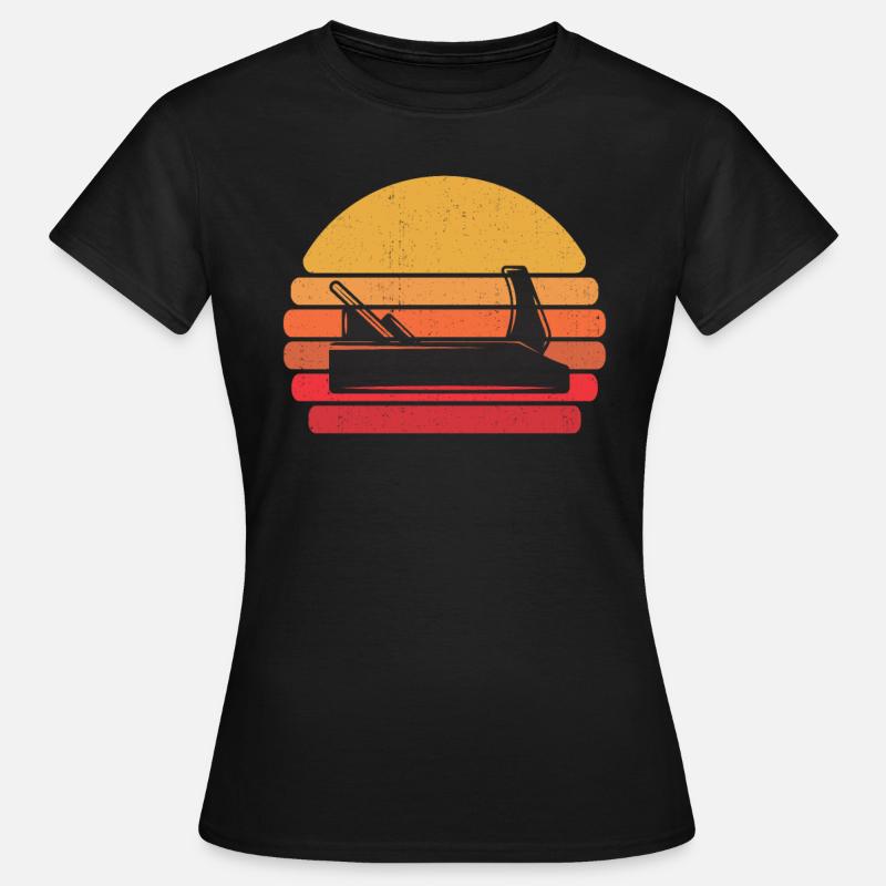 Menuisier rétro menuisier menuisier menuisier - T-shirt Femme - noir
