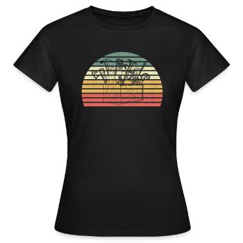 Menuisier rétro menuisier menuisier menuisier - T-shirt Femme - noir - Devant - AI Model Female 172 dark (172cm)
