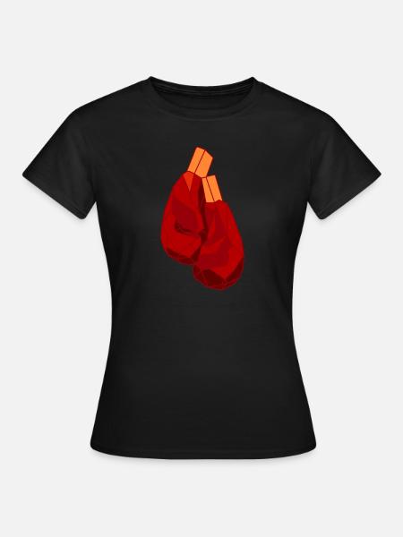 Boxen Boxkampf Boxer - Frauen T-Shirt - Schwarz