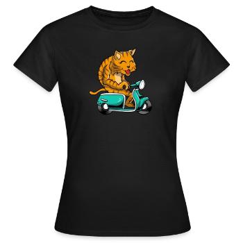 Scooter scooter mobylette scooter - T-shirt Femme - noir - Devant - AI Model Female 172 dark (172cm)