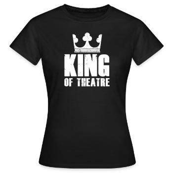 Théâtre Théâtre - T-shirt Femme - noir - Devant - AI Model Female 172 dark (172cm)
