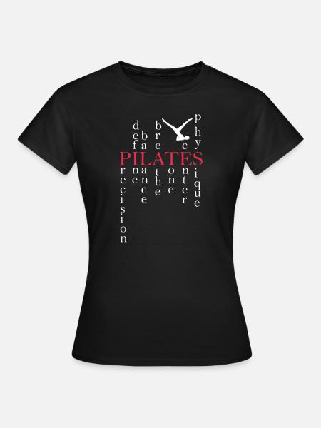 Pilates - T-shirt Femme - noir
