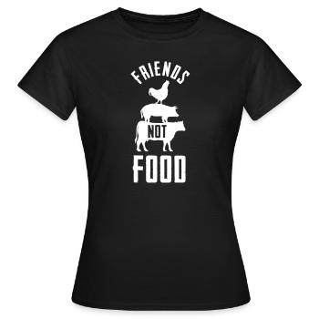 Vegan Veganismus Gemüse Veganer - Frauen T-Shirt - Schwarz - Vorne - AI Model Female 172 dark (172cm)
