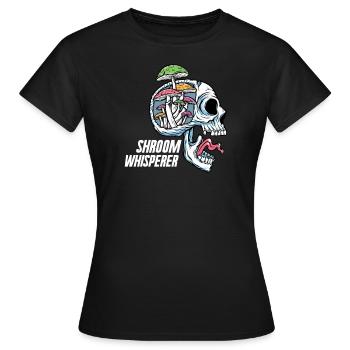 Champignons Cueilleurs de champignons Éponges Champignons Cueilleurs - T-shirt Femme - noir - Devant - AI Model Female 172 dark (172cm)