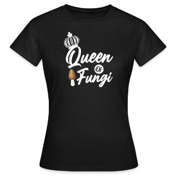 Champignons Cueilleurs de champignons Éponges Champignons Cueilleurs - T-shirt Femme - noir - Devant - AI Model Female 172 dark (172cm)