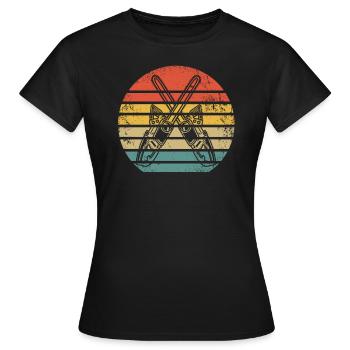 Woodcutter Forester Forester Woodworker - Women's T-Shirt - black - Front - AI Model Female 172 dark (172cm)