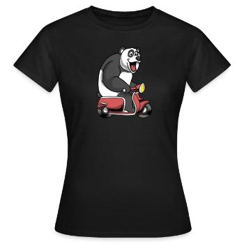 Scooter scooter mobylette scooter - T-shirt Femme - noir - Devant - AI Model Female 172 dark (172cm)