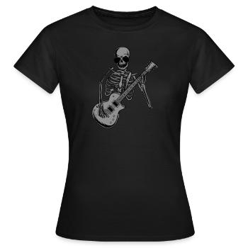 Guitare électrique guitare - T-shirt Femme - noir - Devant - AI Model Female 172 dark (172cm)