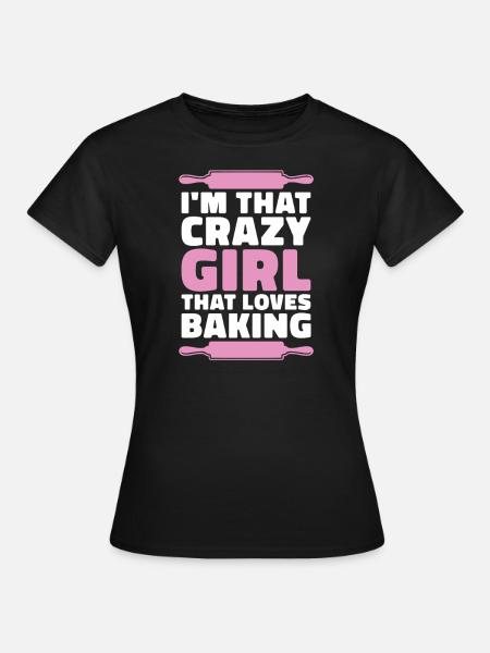 Bäcker Backen Konditor - Frauen T-Shirt - Schwarz
