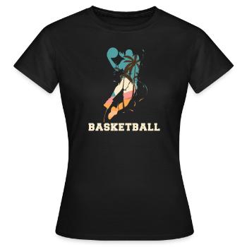 Basketteur - T-shirt Femme - noir - Devant - AI Model Female 172 dark (172cm)