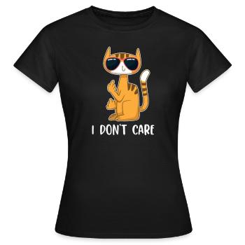Cat Rental Cat Domestic Cat - Women's T-Shirt - black - Front - AI Model Female 172 dark (172cm)