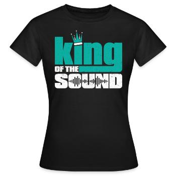 Tontechniker Sound Audio Engineer - Frauen T-Shirt - Schwarz - Vorne - AI Model Female 172 dark (172cm)