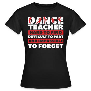 Danse Danse Danse - T-shirt Femme - noir - Devant - AI Model Female 172 dark (172cm)