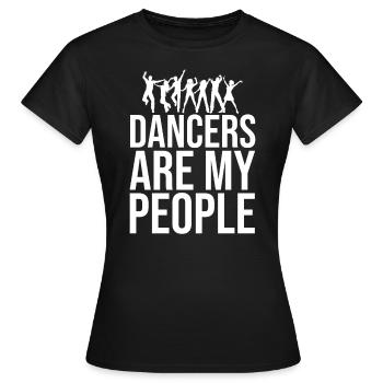 Danse Danse Danse - T-shirt Femme - noir - Devant - AI Model Female 172 dark (172cm)