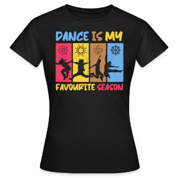 Danse Danse Danse - T-shirt Femme - noir - Devant - AI Model Female 172 dark (172cm)