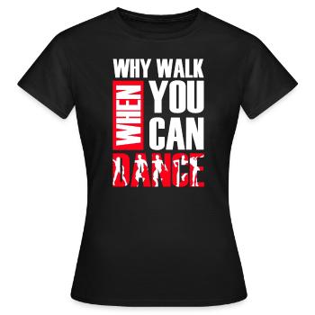 Danse Danse Danse - T-shirt Femme - noir - Devant - AI Model Female 172 dark (172cm)