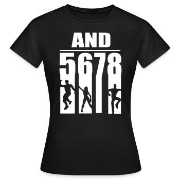 Danse Danse Danse - T-shirt Femme - noir - Devant - AI Model Female 172 dark (172cm)