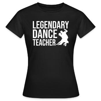 Danse Danse Danse - T-shirt Femme - noir - Devant - AI Model Female 172 dark (172cm)