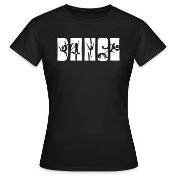 Tanzen Tänzer Tanz - Frauen T-Shirt - Schwarz - Vorne - AI Model Female 172 dark (172cm)