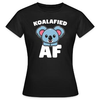 Koala Koala Bear - Women's T-Shirt - black - Front - AI Model Female 172 dark (172cm)