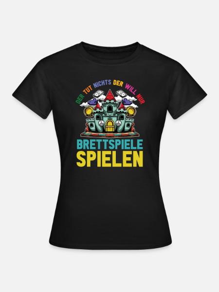 Brettspiel - Frauen T-Shirt - Schwarz