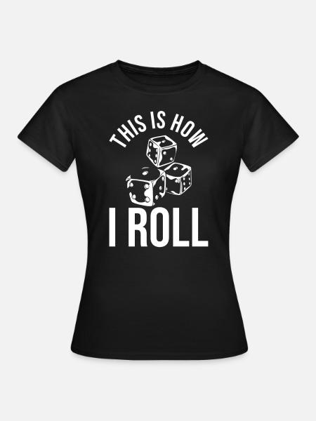 Brettspiel - Frauen T-Shirt - Schwarz