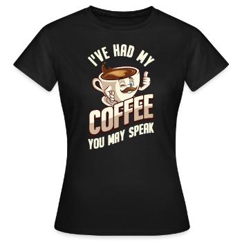 Café buveurs de café Amateurs de café - T-shirt Femme - noir - Devant - AI Model Female 172 dark (172cm)