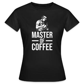 Café buveurs de café Amateurs de café - T-shirt Femme - noir - Devant - AI Model Female 172 dark (172cm)