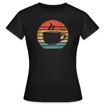 Café buveurs de café Amateurs de café - T-shirt Femme - noir - Devant - AI Model Female 172 dark (172cm)
