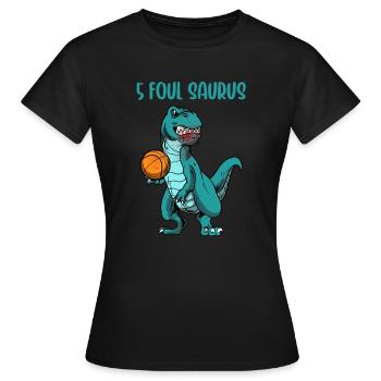 Basketball Basketballer - Women's T-Shirt - black - Front - AI Model Female 172 dark (172cm)