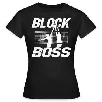 Volleyball Beach Volleyball - Women's T-Shirt - black - Front - AI Model Female 172 dark (172cm)