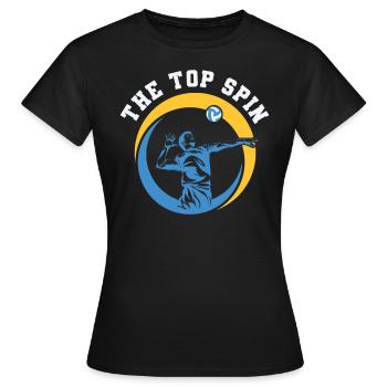 Volleyball Beach Volleyball - Women's T-Shirt - black - Front - AI Model Female 172 dark (172cm)