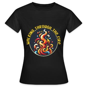 Paroles Mélomanes Auteurs-compositeurs Festival de musique - T-shirt Femme - noir - Devant - AI Model Female 172 dark (172cm)