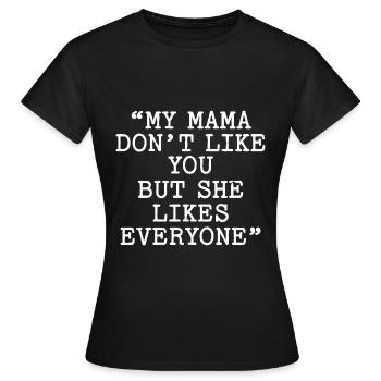 Paroles Mélomanes Auteurs-compositeurs Festival de musique - T-shirt Femme - noir - Devant - AI Model Female 172 dark (172cm)