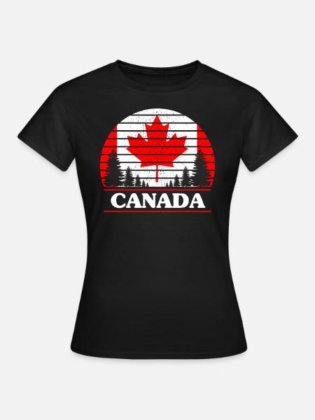 Canada - T-shirt Femme - noir