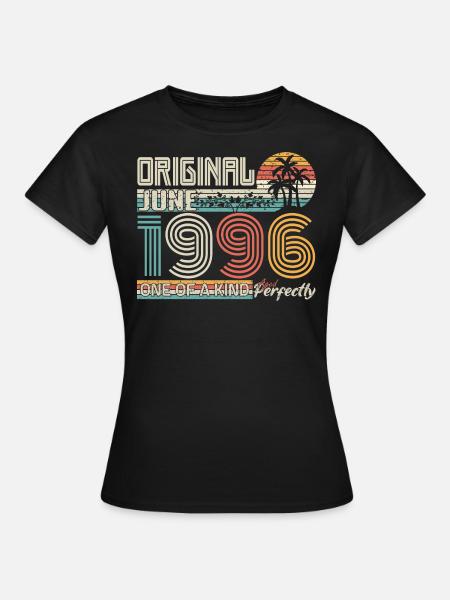 Juin 1996 Juin anniversaire June 1996 - T-shirt dam - svart