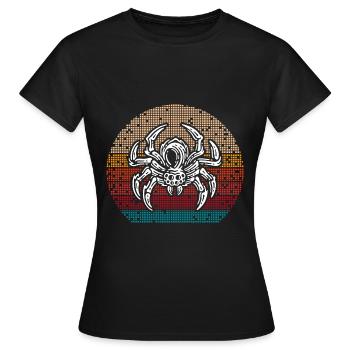 Spinnenliebhaber Spinnenflüsterer Arachnide Tarant - Frauen T-Shirt - Schwarz - Vorne - AI Model Female 172 dark (172cm)