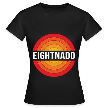 Tornado Birthday Fête d’anniversaire des enfants - T-shirt Femme - noir - Devant - AI Model Female 172 dark (172cm)
