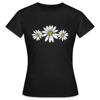 Daisy daisy gift - Women's T-Shirt - black - Front - AI Model Female 172 dark (172cm)