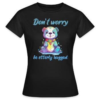 Otterly étreint - T-shirt Femme - noir - Devant - AI Model Female 172 dark (172cm)