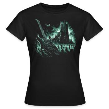 Musique Black Metal - T-shirt Femme - noir - Devant - AI Model Female 172 dark (172cm)