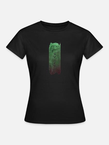 Flinkes Raubtier: Raptor - Frauen T-Shirt - Schwarz