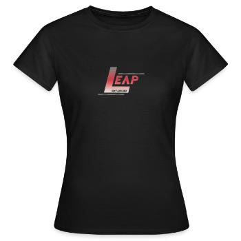 Leap Forward: Embrace the Future - Women's T-Shirt - black - Front - AI Model Female 172 dark (172cm)