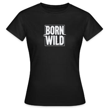 Né sauvage - T-shirt Femme - noir - Devant - AI Model Female 172 dark (172cm)