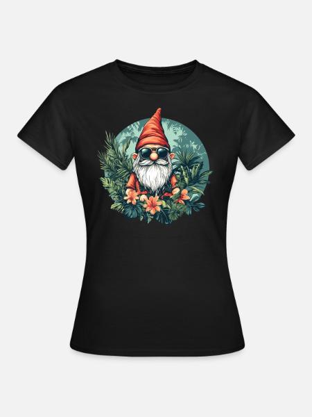 Cool Garten Zwerg - Frauen T-Shirt - Schwarz