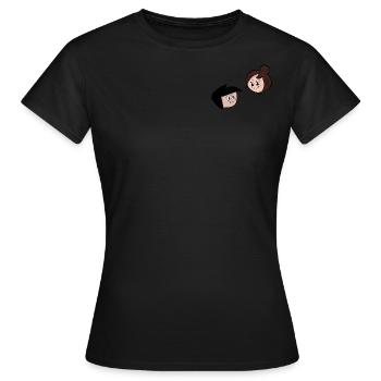 Jonny & Dizzy - Women's T-Shirt - black - Front - AI Model Female 172 dark (172cm)