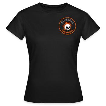 NoBrain - Engineering - Frauen T-Shirt - Schwarz - Vorne - AI Model Female 172 dark (172cm)