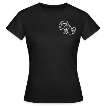 Anti-Zoo No Sight Lion - Women's T-Shirt - black - Front - AI Model Female 172 dark (172cm)
