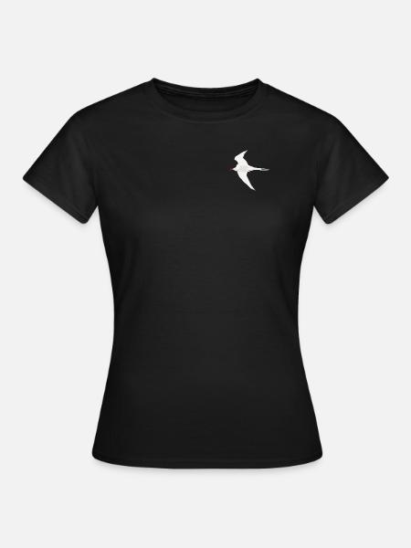 Arctic Tern flying - Women's T-Shirt - black